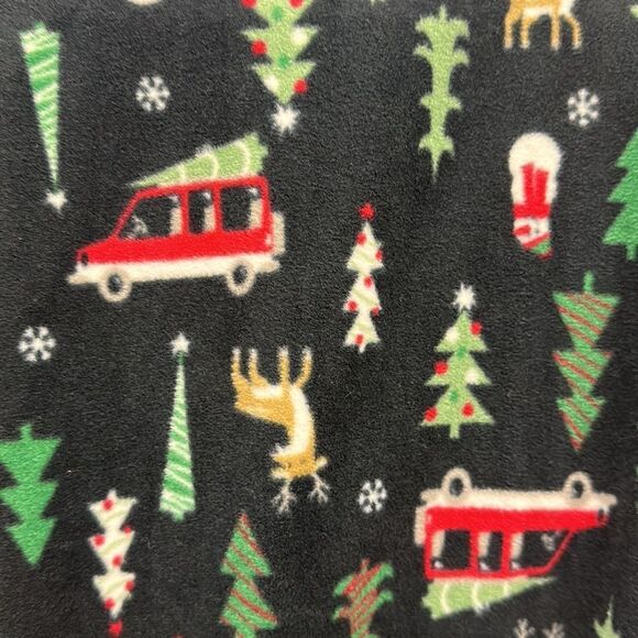 Carters Fleece Holiday Sleeper Pjs‎ 12m NWT - Picture 3 of 5